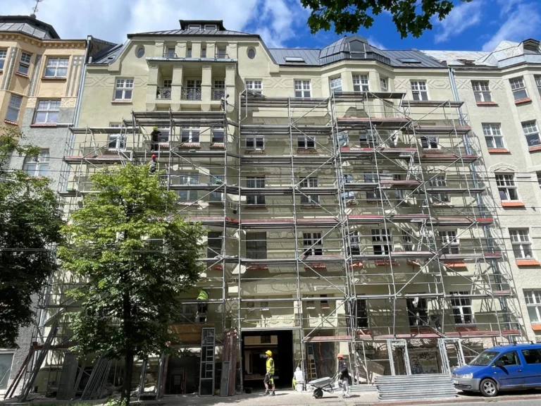 Fasādes renovācija un atjunošana Rīgā Valdemāra ielā